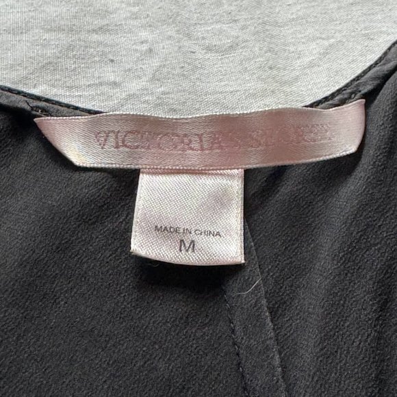 Sold! - Victoria's Secret Black Silk Slip Nightgown - Picture 4 of 4